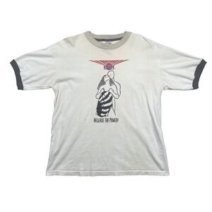 Vintage Sexy Shirt Mens XL Ginseng Miracle Love Drugs Making Ringer Release Rare